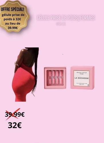Gélule prise poids 1 - de,