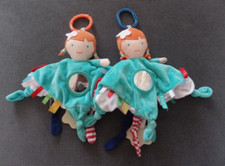 T5G / lot 2 doudou plat fille