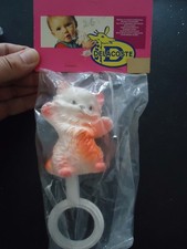 ancien hochet pouet delacoste chat neuf année 60/70