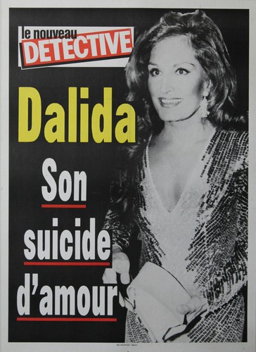 Dalida affiche originale - "dalida",