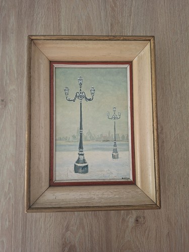 Ancien tableau huile sur toile - ancien,