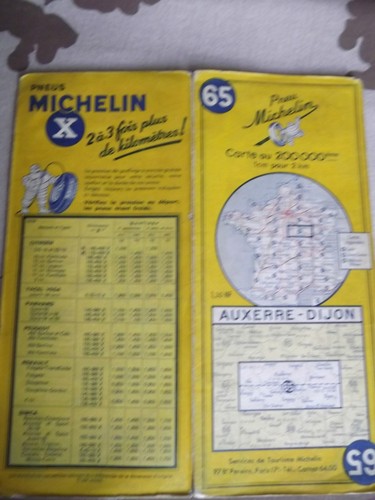 Carte michelin auxerre - 65,
