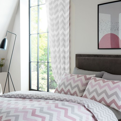 Rideaux motif chevron - à,