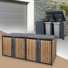 Cache-poubelle de jardin 4x