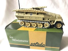 Solido : Half-track Hanomag 251 pioneers. En boîte. WW2, Guerre, Armée.