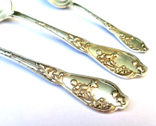 Lot Couverts Fourchette Cuillères Art Nouveau Antique Jugendstil Métal Argenté