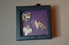 coffret 3 pin's jeux olympiques londres 2012 - triathlon course, vélo, natation