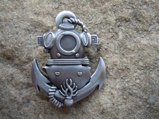 INS 136 . GENDARMERIE . GENIE . PLONGEURS . BREVET  ARGENTE  MATRICULE . SUPERBE