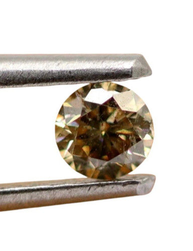 Diamant naturel champagné - diamant,