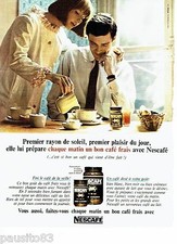 PUBLICITE ADVERTISING 126  1964  Nescafé  café soluble