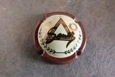 CAPSULE  de  Champagne  SENEZ  Cristian, contour marron