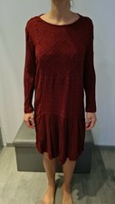 Robe Massimo Dutti bordeaux Taille 42