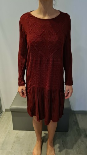 Robe massimo dutti bordeaux - robe,