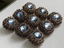 Lot de 9 boutons vintage 16 x