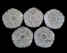 Lot de 5 petites assiettes en