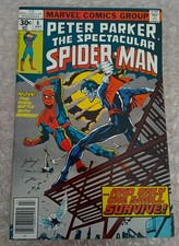 1977 Marvel Comics  Peter Parker The Spectacular Spider-Man #8 9.0