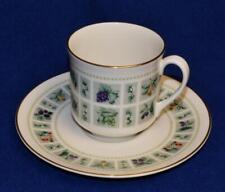 Vintage Royal Doulton Porcelaine Angleterre Tapisserie #TC1024 Motif Set Tasse &