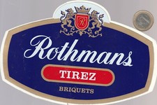 Autocollant. Cigarettes