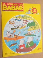 Le journal de Babar n°17 en très bel état ORTF