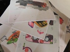 Copy of Original Property Master Concept Art Back 2 future Hover board bttf Prop