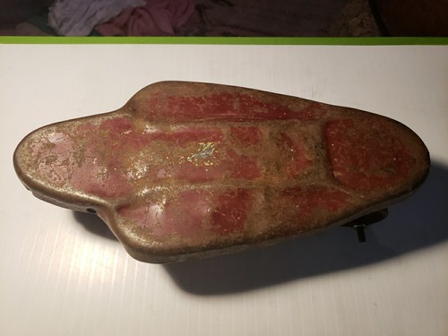 Early metal skateboard - skateboard, w/metal