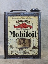Ancien bidon d'huile MOBILOIL
