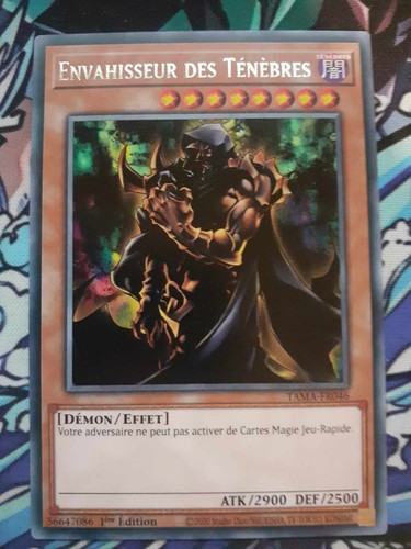 Carte envahisseur des - yu-gi-oh,