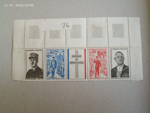 Bloc timbres hommage - timbres, au