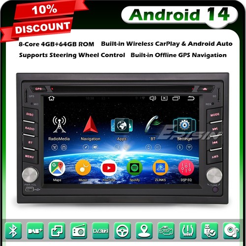 64go android 2din dvd - 14,