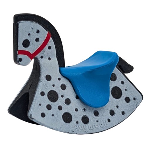 Playmobil cheval taches noires