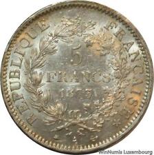 F2145 5 Francs Hercule 1873 A Paris Argent Silver UNC -> Faire offre