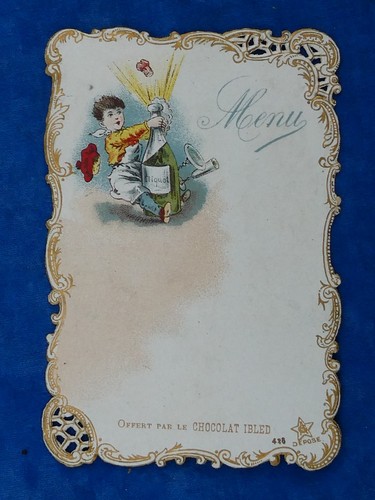 Superbe rare top menu art - superbe, ++