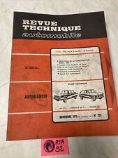 Autoboanchi A111 Primula 65C coupé S Revue Technique Automobile RTA édition 1970