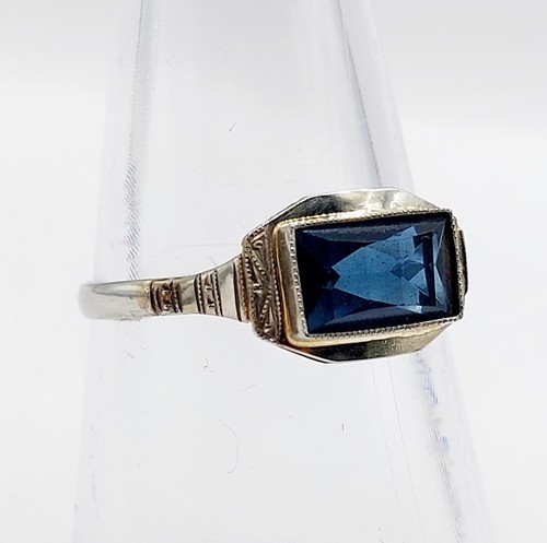 Bague art deco blanc - deco,