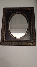 Miroir Napoléon III Noir/ Or (56x64 cm)