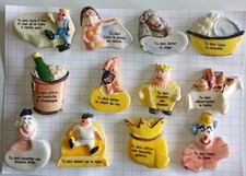 serie de 12 feves gages petrin ribeirou 2009 moulin a huile