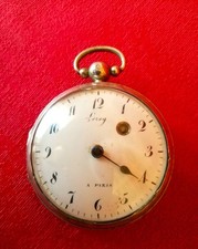 Montre à coq argent signée Leroy à Paris