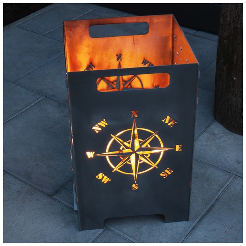 Tonne feu bac panier - À,