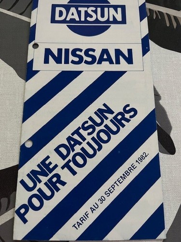 Brochure datsun nissan - datsun,