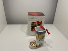 Bottes de Noël Hutschenreuther avec emballage d'origine + certificat 2000 - e...