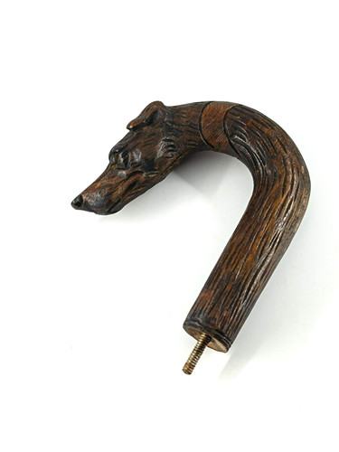 Poignée canne sculptée - poignée,