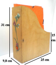 BOITE CLASSEUR BOIS PEINT