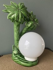 Lampe palmier en céramique