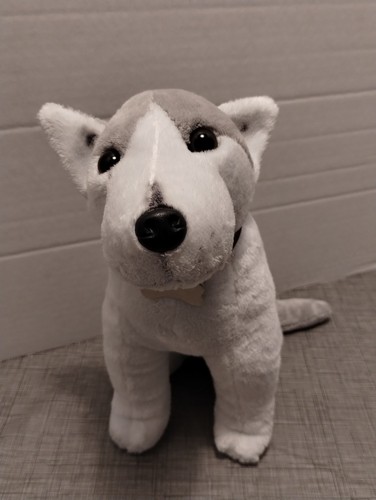 Bull terrier plush white - plush,