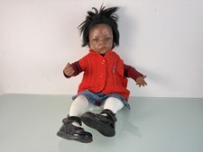 Poupée d'artiste Waltraud Hanl Vinyl Doll 64 cm. Excellent état