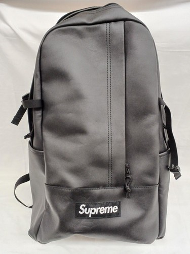 Sac dos cuir noir avec - sac,