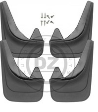 4 x pare-boue avant + arrière