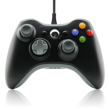 Manette USB pour Xbox 360 & PC Windows filaire - 1.80m - Noire