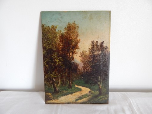 Ancien tableau huile sur - ancien,