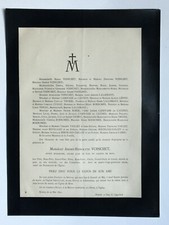 VOINCHET Lallemant Caminade Castres FAIRE PART Thorel Borromee Taillet 1891